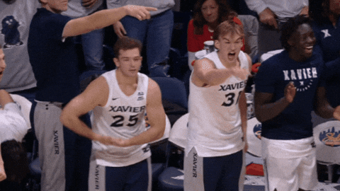 Michael Wolf Xaviermbb GIF by Xavier Men's Basketball