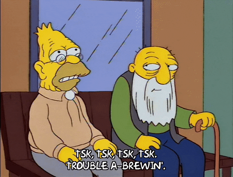 season 6 grandpa simpson GIF