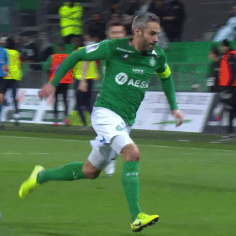 Football Sport GIF by AS Saint-Étienne