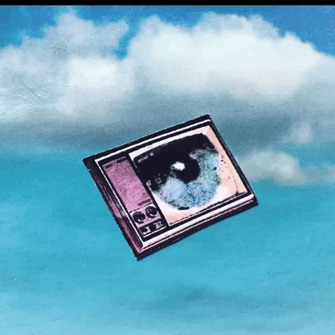 Collage Art Clouds GIF