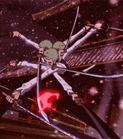 and losing miserably one piece GIF