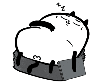 ThisisBoringday giphyupload cat sleep giphycreatortest Sticker