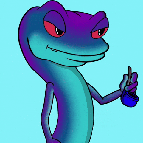 Wink Just Wait GIF by Snek