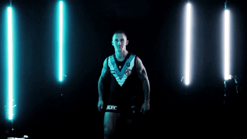 Aussie Rules Celebration GIF by Port Adelaide FC