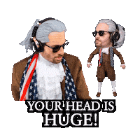 Big Head Mine Craft Sticker