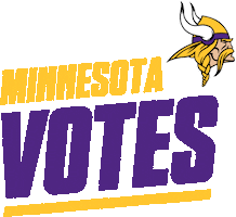 Voting Minnesota Vikings Sticker by NFL