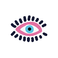 YoniCircle pink eye blink story Sticker