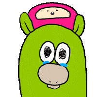 Sad Art Sticker