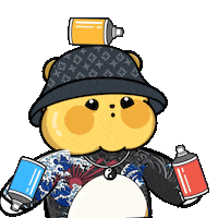 Living Large In The Zone Sticker by Kanpai Pandas