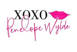 Pink Kiss Sticker by Penelope Wylde