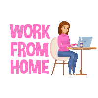 Work From Home Sticker by Crowd Multiplier