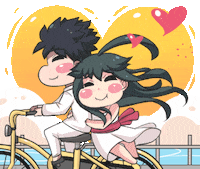 I Love You Hearts GIF by Jin