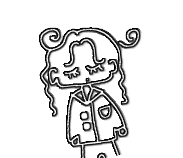 Girl Sticker
