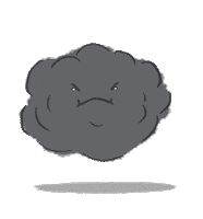 Angry On Fire Sticker