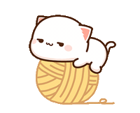 Cat Ball Sticker