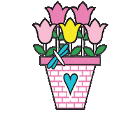 Flores Tulipas Sticker