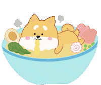 Comida Eating Sticker