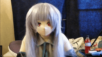 vanillyneko kigurumi fategrandorder animegaokigurumi tomoegozen GIF