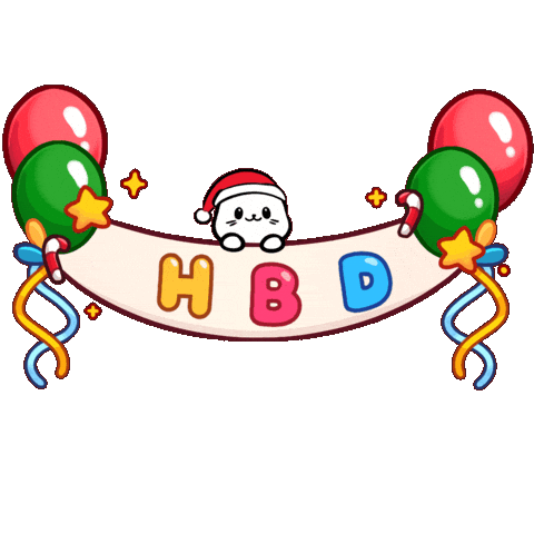 Celebrate Happy Birthday Sticker by Sappy Seals