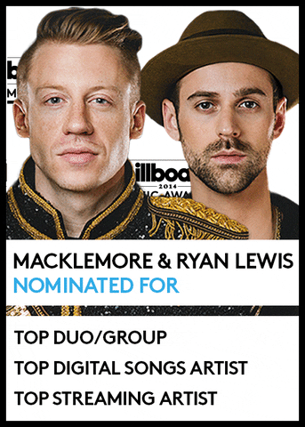 ryan lewis top rap song GIF by Billboard Music Awards