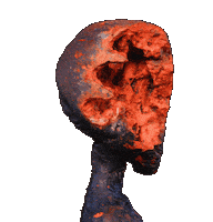 Turning Around Sticker by The Horror Section