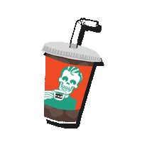 skeleton Sticker by Rad Coffee