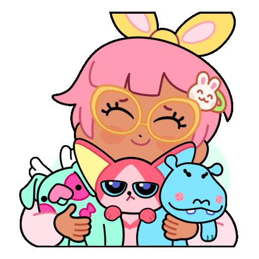 SparklesMagicalMarket giphyupload love pink friends Sticker