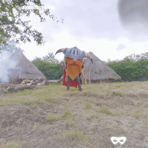 Viking GIF by The Masked Singer UK