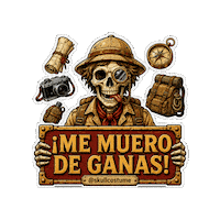 Skull Calavera Sticker