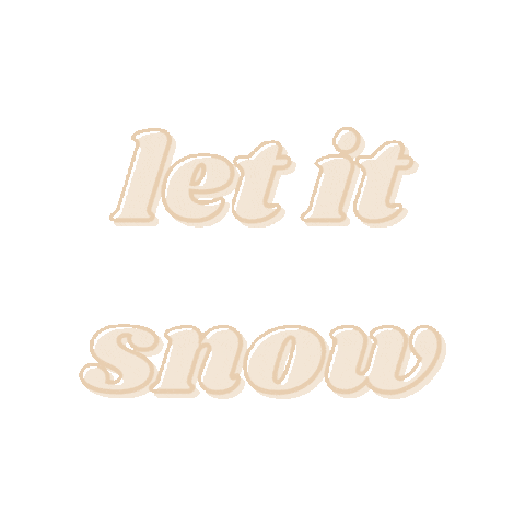 Let It Snow Sticker