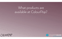 thecouponcause faq coupon cause colourpop GIF