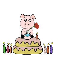 Cake Bday Sticker