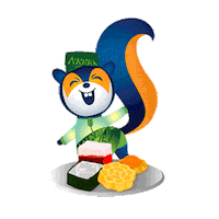 Food Jump Sticker by DBS Bank Ltd