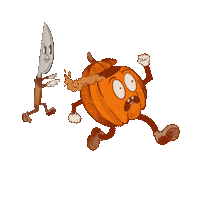 altmojo cartoon halloween pumpkin pumpkin carving Sticker