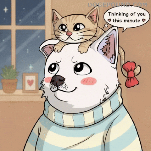 Best Friends Love GIF by Doge Pound