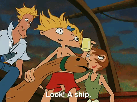 hey arnold nicksplat GIF