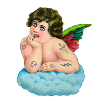 Vintage Flying Sticker