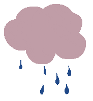 Pouring Rainy Day Sticker by ThePaiz