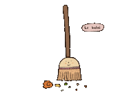 Broom Sticker by cypru55