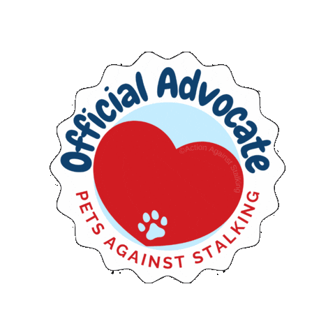 ActionAgainstStalking giphygifmaker stalking action against stalking pets against stalking Sticker