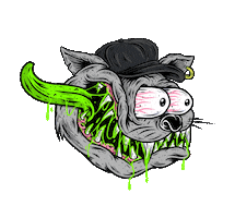 Rat Fink Katz Sticker