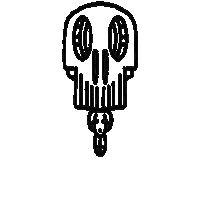 Skull Sticker by SILA INK TATTOO