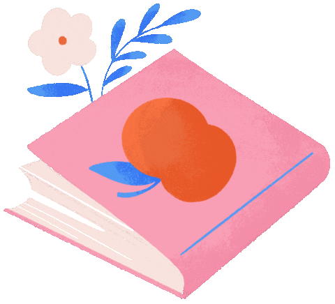 Flowers Book Sticker by Anna Hurley