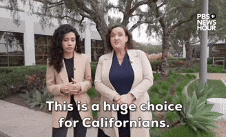 "This is a huge choice for Californians."