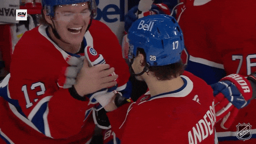 Happy Cole Caufield GIF by NHL