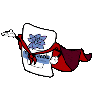 Super Hero Succ Sticker by Succulent Studios