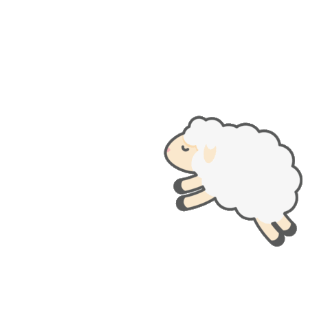 NestedBeanInc giphyupload sleep zzz sheep Sticker