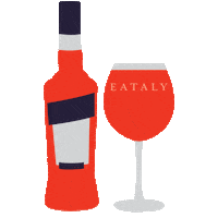 eatalyflatiron drink orange italy glass Sticker