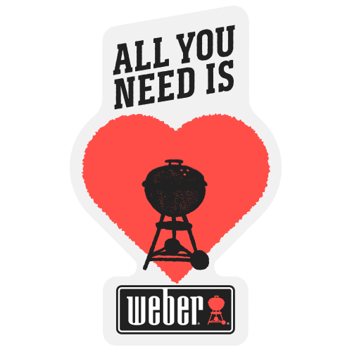 ClubParrillerosWeber carbon parrilla asado weber Sticker
