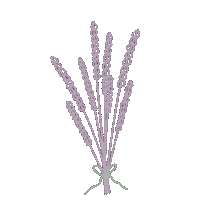Flowers Lavender Sticker